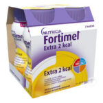 BOISSON NUTRITIONNELLE Extra 2Kcal Complément Nutritionnel Oral Arôme Abricot Flacons Fortimel 4x200ml