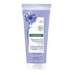 Klorane - Crème nettoyante démaquillante au bleuet BIO 200ml