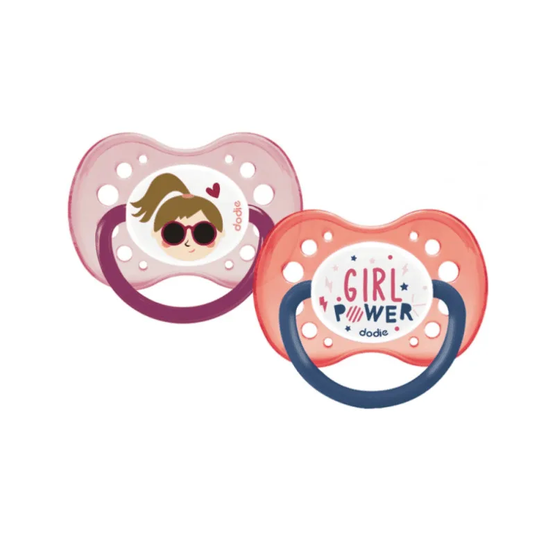 SUCETTE 2 Sucettes Anatomiques Silicone 18 Mois et + Dodie