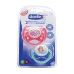 SUCETTE 2 Sucettes Anatomiques +6 Mois Silicone Flamand Rose Dodie
