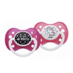 SUCETTE 2 Sucettes Anatomiques Silicone 6 Mois et + Dodie