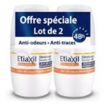 Etiaxil-Déodorant Douceur 24H Roll-On Lot de 2 x 50 ml