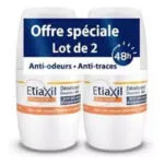 ROLL ON Déodorant Douceur 24H Lot de 2 Etiaxil Déodorant X 50