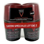 Vichy Laboratoires - Vichy-Homme Clinical Control Déodorant Détranspirant Anti-Odeur 96H Roll-On Lot de 2 x 50 ml