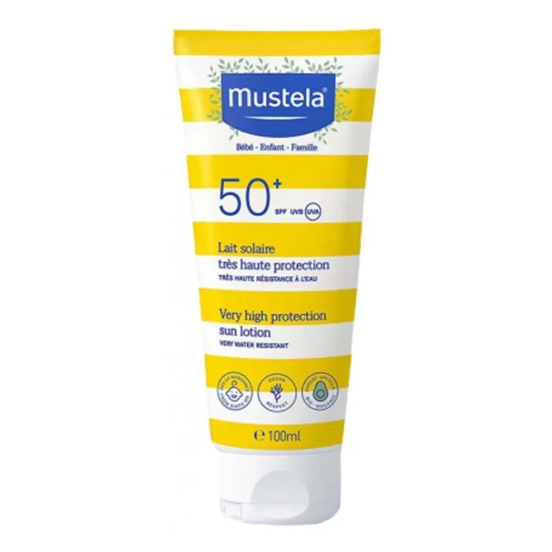 LAIT Solaire Très Haute Protection Bébé Enfant Mustela 100 Ml