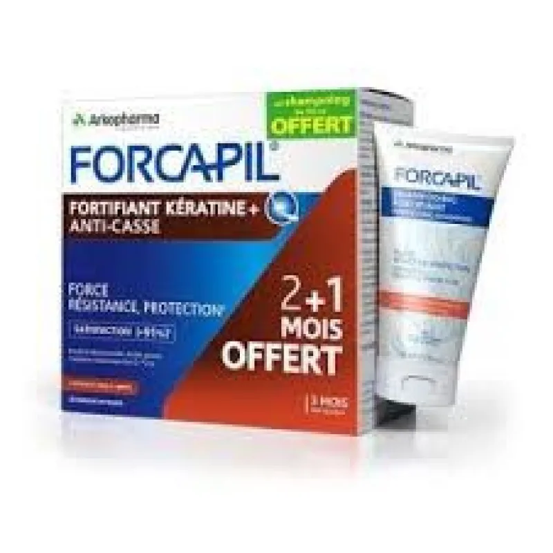CHEVEUX ET ONGLES Fortifiés Forcapil Arkopharma 180 Gélules