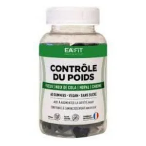 GUMMIES Contrôle du Poids 60 Nopal, Noix EA FIT