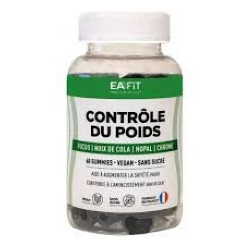 GUMMIES Contrôle du Poids 60 Nopal, Noix EA FIT