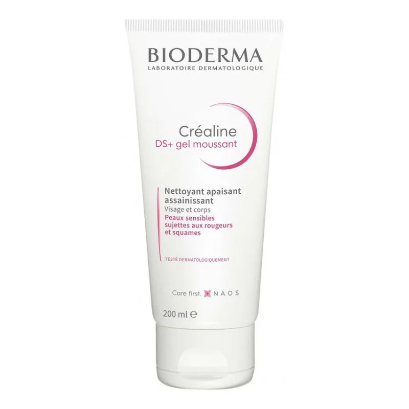 GEL NETTOYANT Créaline DS+ Apaisant Bioderma 200 Ml