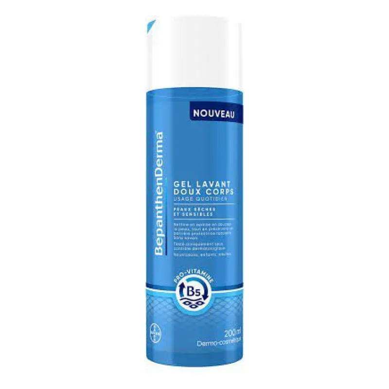 GEL Bepanthen Derma Lavant Doux Corps Bayer 200 Ml