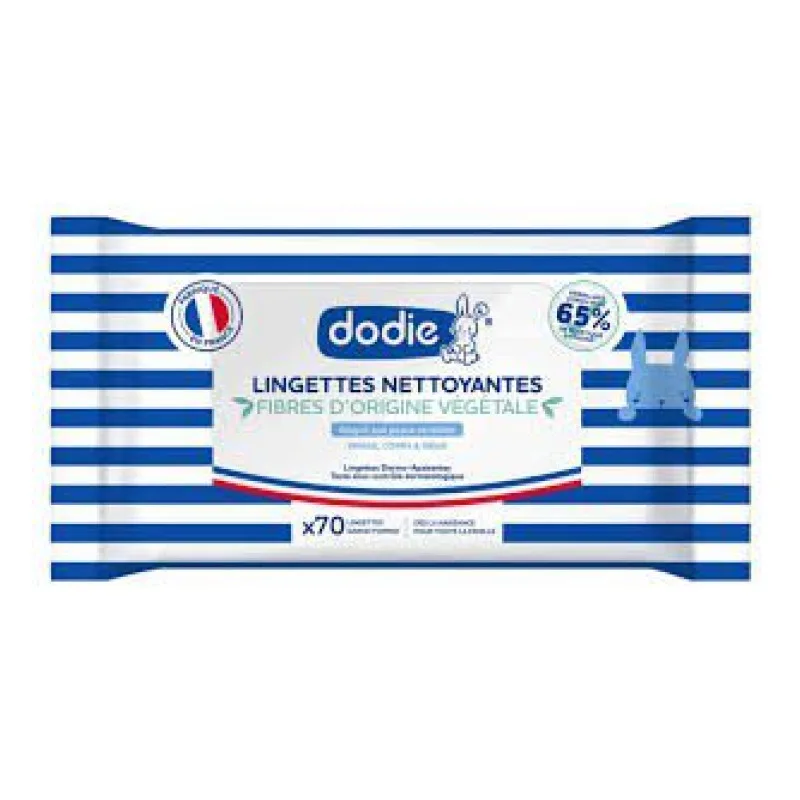LINGETTES Nettoyantes Fibres D'Origine Végétale 70 Grand Dodie