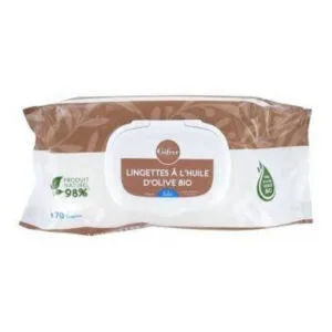 Gifrer - Lingettes à l'Huile d'Olive Vierge 70 Lingettes