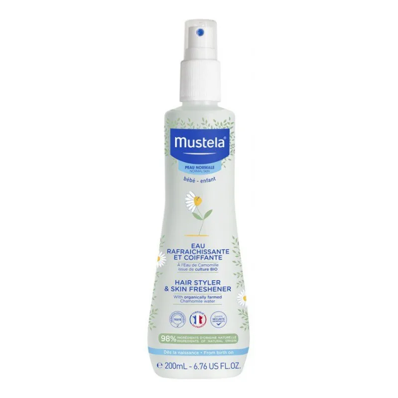 EAU Rafraîchissante et Coiffante à L' de Mustela 200 Ml