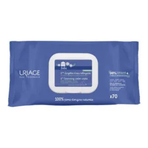 Uriage - Bébé 1ères Lingettes d'Eau Nettoyante 70 Lingettes