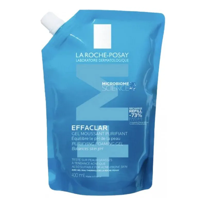 GEL Effaclar Moussant Purifiant Recharge la Roche 400 Ml