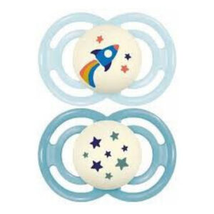 BABY MAM FRANCE - Mam - 2 Sucettes Perfect Nuit Tendance 18 Mois et +