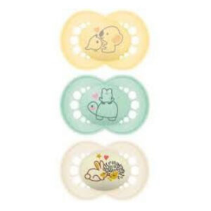 BABY MAM FRANCE - Mam - 2 Sucettes Original Nature + 1 Sucette Original Nuit 18 Mois et +