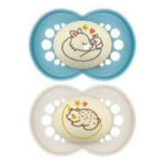 SUCETTE 2 Sucettes Original Nuit 18 Mois et + Baby Mam France