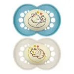 SUCETTE 2 Sucettes Original Nuit 18 Mois et + Baby Mam France
