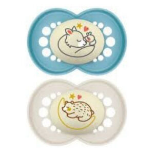 BABY MAM FRANCE - Mam - 2 Sucettes Original Nuit 18 Mois et +