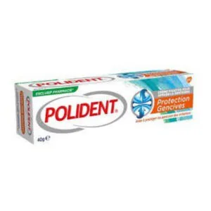 Polident - Corega Protection Gencives Crème Adhésive pour Prothèse Dentaire 40 g