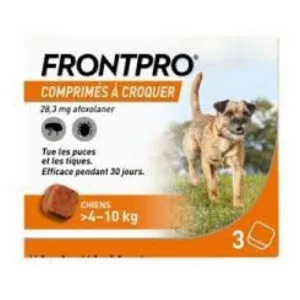 COMPRIMÉS Frontpro Chien Moyen 4 3 10 Kg