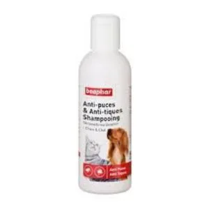 SHAMPOING Anti Puces et Anti Tiques Beaphar 200 Ml