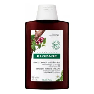 Klorane - Force - Cheveux Fatigués & Chute Shampoing à la Quinine et Edelweiss Bio 200 ml