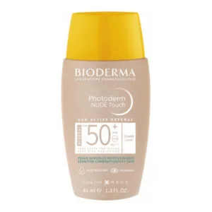 CRÈME SOLAIRE Photoderm Nude Touch + Teinte : Dorée SPF50 Bioderma 40 Ml