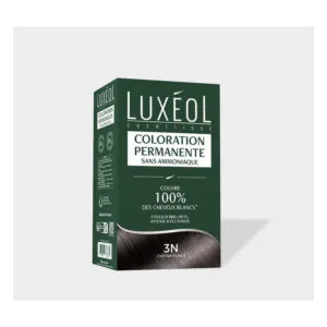 COLORATION Permanente Sans Ammoniaque 3N Châtain Foncé Luxéol
