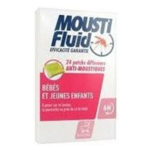 Moustifluid Patchs Bébés et Jeunes Enfants 24 Patchs