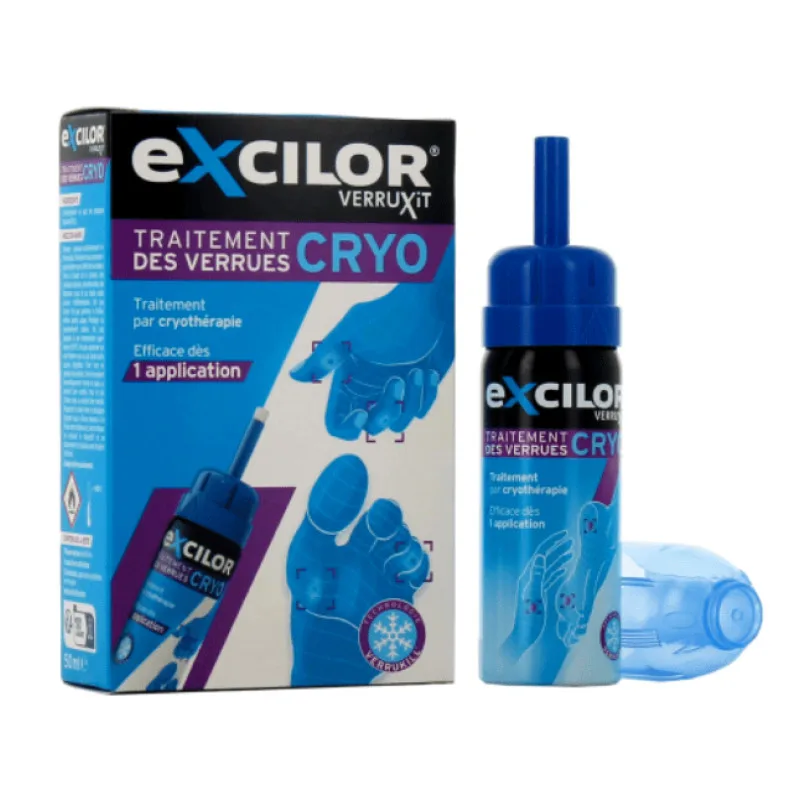 Excilor - verruxit - traitement des verrues par cryothérapie 50ml