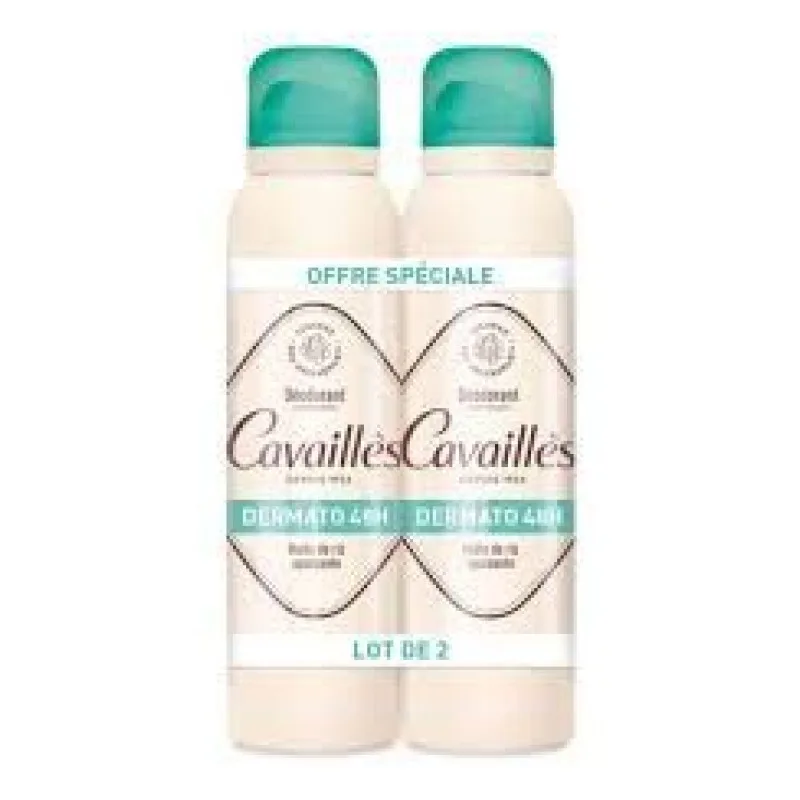 Roge Cavailles - Cavaillès - Rogé Cavaillès Déodorant Dermato 48H Spray Lot de 2 x 150 ml