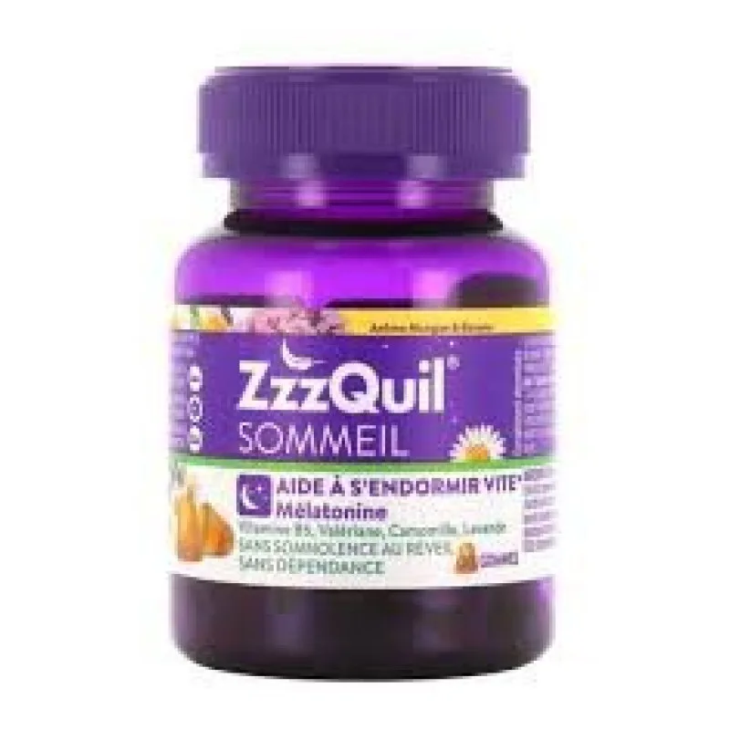 GOMMES Zzzquil Sommeil Mangue Banane 30 Procter & Gamble 30 Gommes