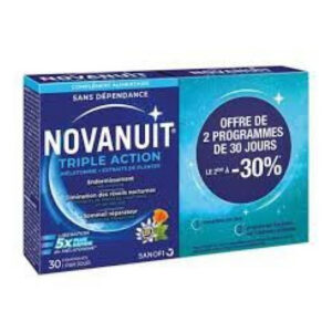 SANOFI - Novanuit - Triple Action 2x30 comprimés