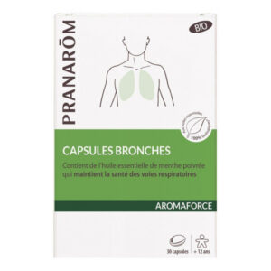 Pranarom - Pranarôm - Aromaforce Capsules Bronches Bio 30 Capsules