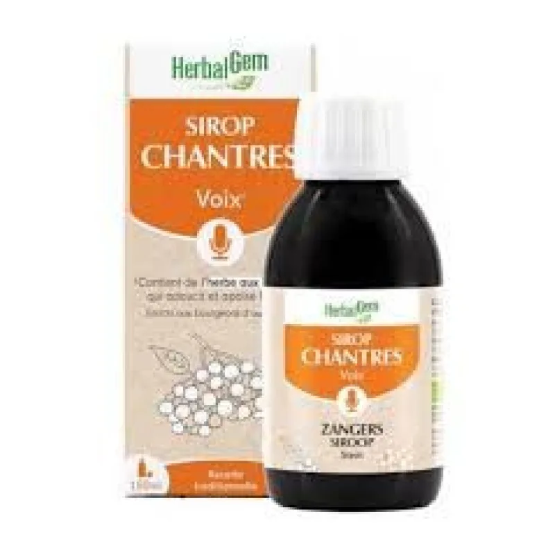 SIROP des Chantres Bio Herbalgem 150 Ml