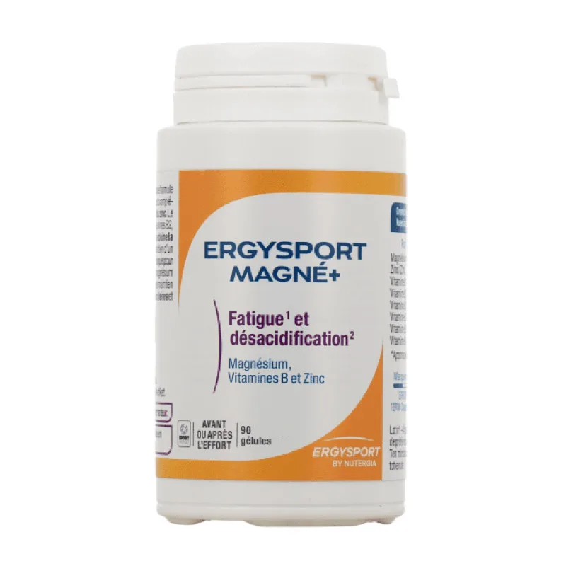 GÉLULES Ergysport Magné+ 90 Nutergia 90 Gélules