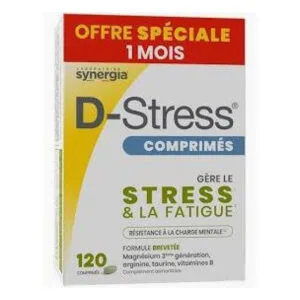 Laboratoire Synergia - Synergia - D-Stress 80 Comprimés