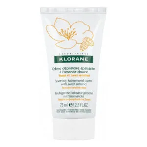 Klorane - Crème Dépilatoire Apaisante à l'Amande Douce 75 ml