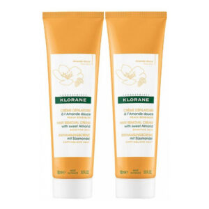 Klorane - Crème Dépilatoire à l'Amande Douce Lot de 2 x 150 ml