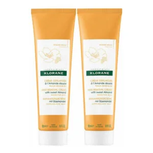 Klorane - Crème Dépilatoire à l'Amande Douce Lot de 2 x 150 ml