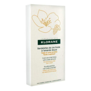 Klorane - 6 Doubles Bandelettes de Cire Froide à l'Amande Douce