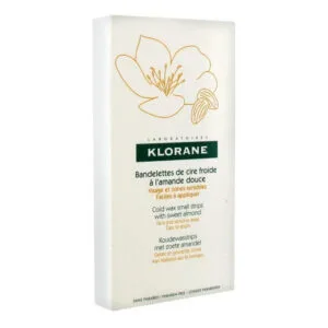 Klorane - 6 Doubles Bandelettes de Cire Froide à l'Amande Douce