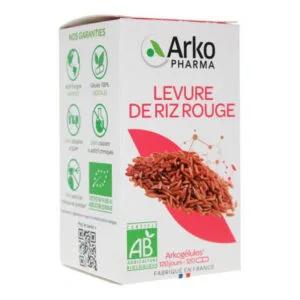 Arkopharma - Arkogélules Levure de Riz Rouge Bio 120 Gélules