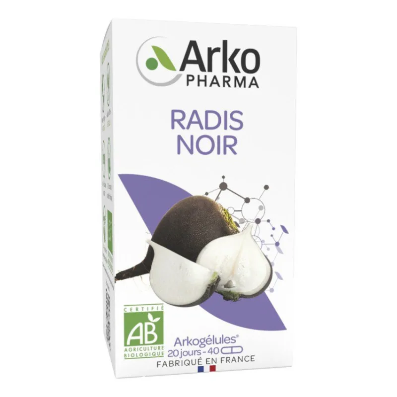 ARKOGÉLULES Radis Noir Bio Arkopharma 40