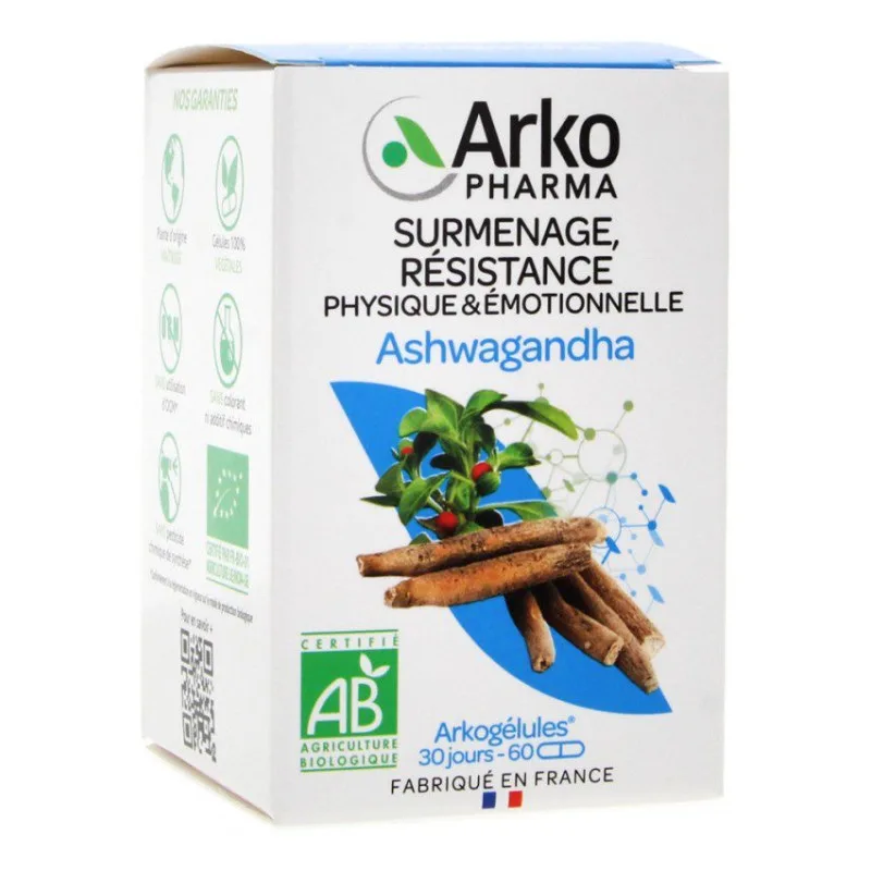 ARKOGÉLULES Ashwagandha Bio Arkopharma 60