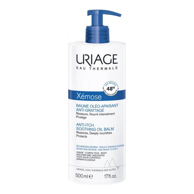 BAUME Xémose Oléo Apaisant Anti Grattage Uriage 500 Ml