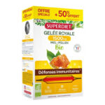 AMPOULES Gelée Royale 1500 Mg Miel Pollen SUPERDIET 20 Ampoules