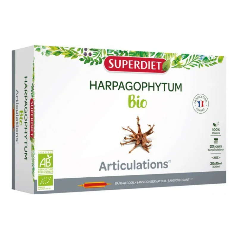HARPAGOPHYTUM CONFORT Articulaire SUPERDIET 20 Ampoules